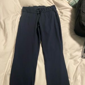 Lululemon relaxed fit high waisted pants size 4!